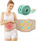Electric Slimming Belt with Hot Compress360° Full CircleHeating4 Massage Modes Widening Relieve Belly Waist Pain Must Plug in Use Free Measuring Ruler for Women &amp Men
