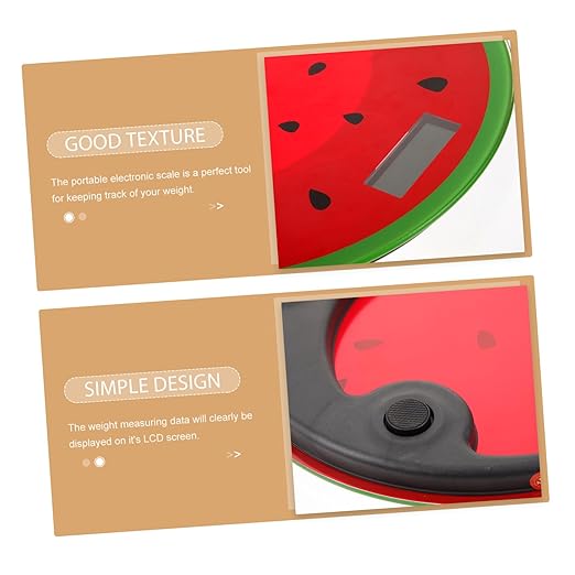 Cartoon Watermelon Digital Weight Scale Tempered Bathroom Scale for Household Use Accurate Body Weight Measurement Cute Design for Fitness Tracking