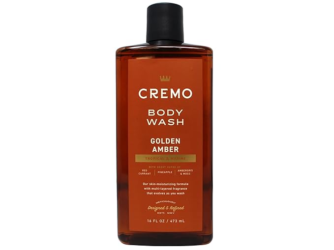 Cremo Body Wash Set 16 FL OZ - Palo Santo Italian Bergamot Golden Amber Skin-Moisturizing Formula 16 FL OZ Each