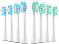 8Pack Replacement Toothbrush Heads Compatible with Phlps Soni Care Heads(4 Green 4 Blue)