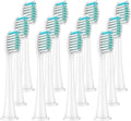 8/12/16PCS Replacement Toothbrush Brush HeadsCompatible for Phili Electric Handles(12pcs White)