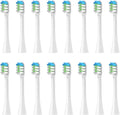 Replacement Toothbrush HeadsCompatible for Nandme Nx9000 Sonic Electric Soft Bristles(16pcs White)