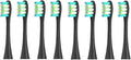 8/12/16Pcs Electric Toothbrush Replacement Brush HeadsCompatible for Oclean X/One/Air 2/ SE/X PRO/ Z1/ F1(8 Pcs Black)