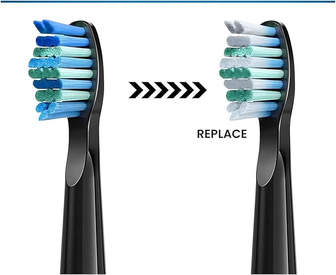Toothbrush Replacement HeadsCompatible for SG910/507/958/515/949/575/55116pcs(16pcs Black Care)