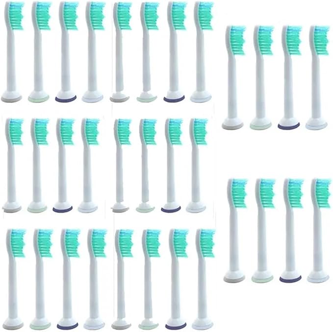 Electric Toothbrush Head Replacement Compatible for Model HX3 HX6930 HX6730 HX9342 Sonicare R710 RS910 RS930 HX6781(32PCS-HX6014)