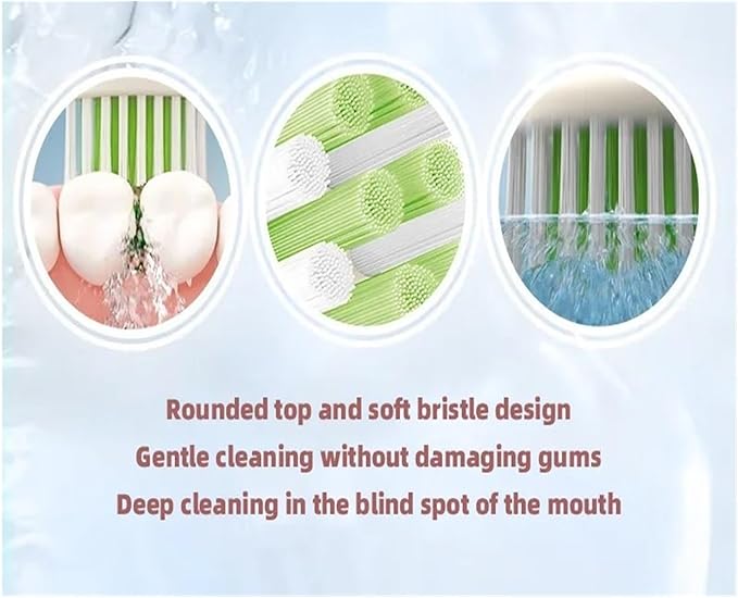 3PCS Gentle Clean HX2033/02 Brush HeadCompatible for Sonicare 2000 2100 Series Toothbrush