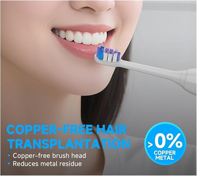 12pcs Replacement Toothbrush Heads Compatible for Soft Electric Brush Head 4100 6500 6100 7500 5(12PCS Cyan)