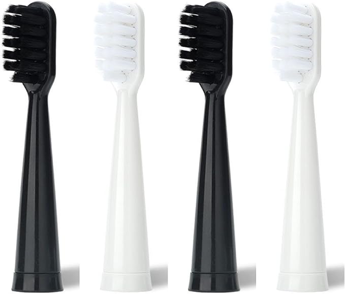 Replacement Toothbrush Heads Compatible for Jianpai JD005 RH2305/X.Q.M. B-1/Royalstar101 Soft Bristles Nozzles（16pcs）(16pcs White)