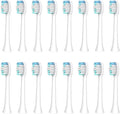 Compatible for S100 S200 S600 S700 S710 S800 S820 S900 S910 Toothbrush Heads Ultrasonic Sonic Electric Heads16pcs(16white)