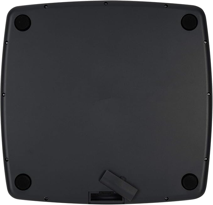 InstaTrack Digital Body Composition Bathroom Scale with User Recognition Technology Measures Body Fat Body Water Muscle Mass Athlete Modes Daily Calorie Estimator 400 lb Capacity Black