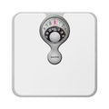 Salter 484 WHDR Mechanical Bathroom Scale – Premium Body Weight Scale Personal Analogue Scale Large Magnifying Lens 133 KG Max Capacity Monochrome Design No Batteries Required White