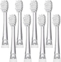 4/8/12/16 Pcs Soft Bristle Replaceable Brush Heads Compatible for SG977/EK6/EK7/SG513 Toothbrush Head(8 pcs)