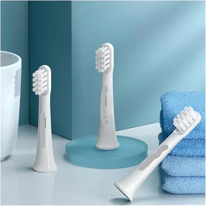 Original MIJIA Sonic Electric Toothbrush Head Compatible for Xiaomi Mijia T100 Replacement Heads(2PCS)