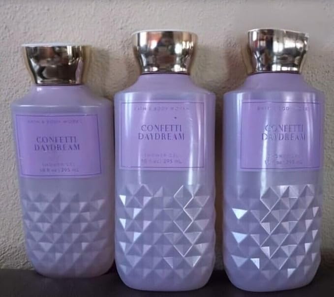 3 Confetti Daydream shower gels bath body wash 10 oz