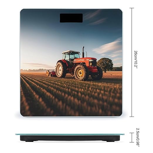 Tractor Farm Smart Scale for Body Weight Accurate Bathroom Scale with LED Display Digital Weight Scales Weighing Machine High Precision Scales for Bath Home