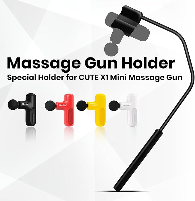 Massage Gun Holder for Back Compatible with Most Super Mini Massage Guns for Hard to Reach Areas (Works with Cute X1)