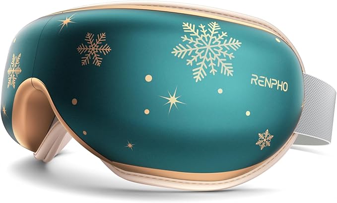 RENPHO Eye Massager with Heat Mothers Day Birthday Gifts for Mom Women Men Her Eye Mask for MigraineSleep Mask for Dry Eyes Relax Reduce Strain for Men Dad Eyeris 1