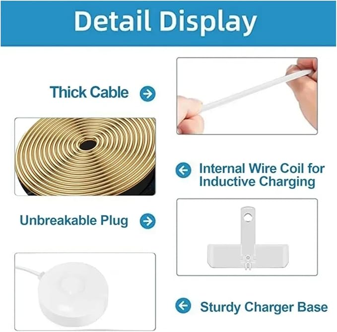 Compatible for OralB IO Series 9/8/7 Replacement 3768 Magnetic Electric Toothbrush Charger Base Adapter(C Plug)