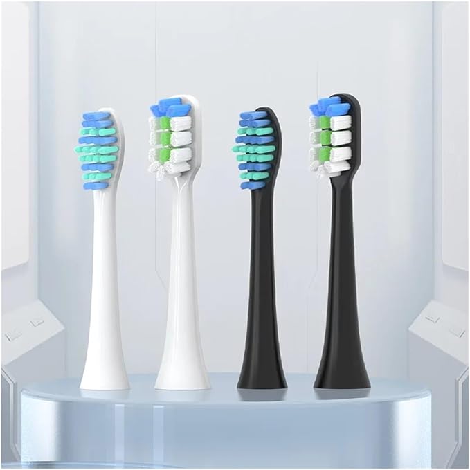 AdaptingCompatible for LEBOND to Replace Electric Toothbrush Head Lebooo/M3MAME/i2/i3/i5/V2/M1(Silver)