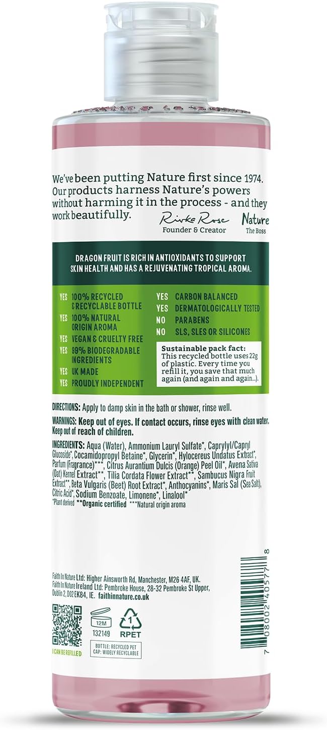 Faith in Nature Dragon fruit Revitalising Body Wash 400ml
