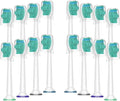 8/12/16/20 Pcs Toothbrush Heads for HX6780 HX6781 HX6782 HX6902 HX6910 HX6911 HX9044 HX6074 HX9024 HX6730 HX6062(20PC with Cap)