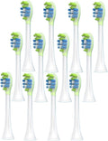 9Models Toothbrush Head CCompatible for with Sonicare HX3/HX6/HX9 Series Models(12pcs 905-W)