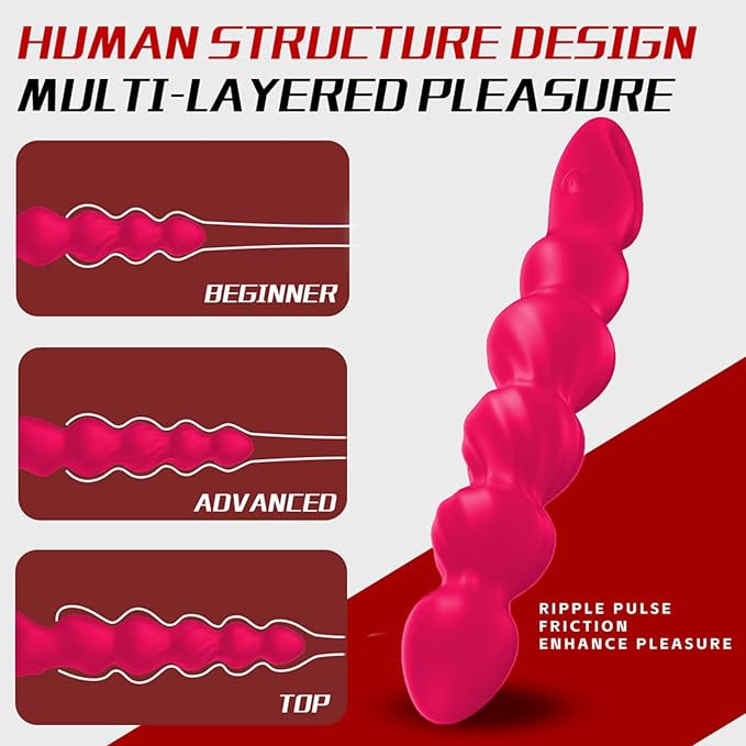Prostrate Vibrating Massager -Clitioral Sucker Relaxes Muscles 12 Modes Viboators Toy Couples- for Body and Back Foot Silent Personal for Sports Massage Adult Tools Relaxation (Black) POW06 (Pink)