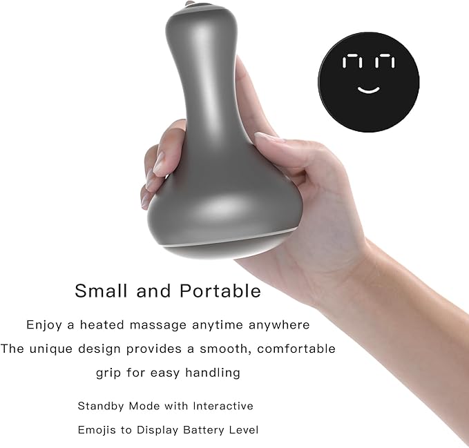 Hot Stones for Massage Hot Stones Muscle Massage with Warmer Wireless Natural Black Bian Stone Electric Gua Sha for Home Spa