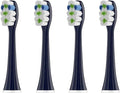 Compatible for Mornwell 4pcs T901 Blue Replacement Toothbrush Heads with Caps for D01B / + T25 T26 T38 Electric