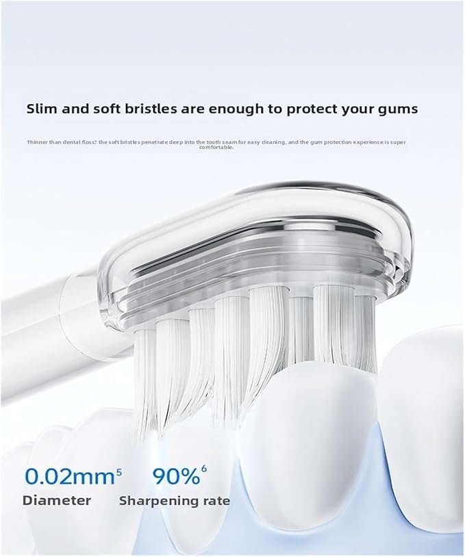 Compatible for Laifen Electric Toothbrush Brush Head [Cushioning Model] LFTBO1-S LFTB01-P ABS LFTB01-A