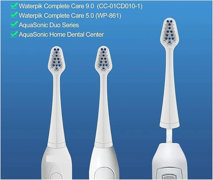 20pcs Toothbrush HeadsCompatible for Replacement Oral Hygiene Clean Soft Bristle Nozzles(20pcs White)