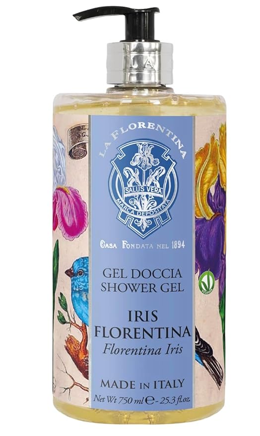 La Florentina Iris Florentina Shower Gel Italian Made 25.3 fl oz