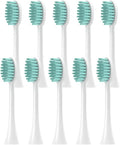 Replacement Toothbrush HeadCompatible for Philips HX2033/HX2421/ HX2431/HX2451/HX2461/HX2471/HX2023 with Cover Brush(10Pcs Yellow)