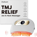 TMJ Relief Products Jaw TMJ Relief Massager Vibration and Heating Ergonomic Multi-Needle Design TMJ Massage Tool Effective Jaw &amp Neck Pain Grinding and Clenching Teeth Relief White