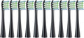 Colorful Brush Heads Fit Flow Air 2 Practical Daily Cleaning(10 Black)