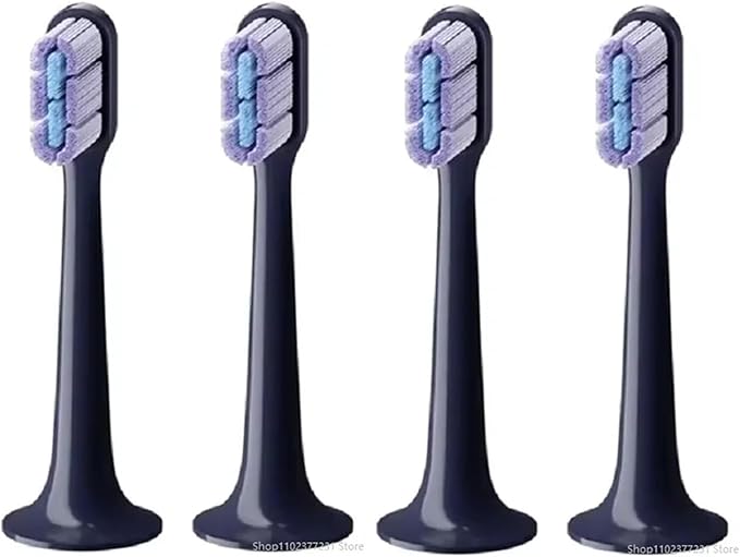 Compatible for Original Xiaomi Mijia Toothbrush Head T700 Sonic Electric Waterproof Soft Bristles Replacement Brush 2/4/6Pcs(4pcs)