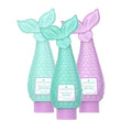 Glimmer Wish Premium Mermaid Shampoo + Conditioner + Body Wash Vanilla Cotton Candy Scent Dermatologist Tested Sulfate &amp Sulfite Free Paraben Free PEG &amp EDTA Free 100% Vegan Cruelty &am