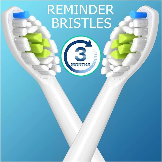 Replacement Toothbrush Heads Compatible with Electric Compatible for and Other Snap-On Handles(16pcs Black)
