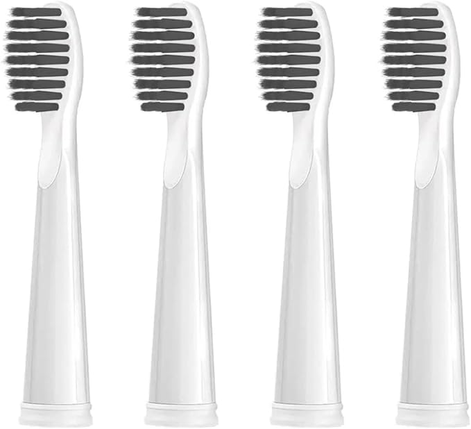 Electric Toothbrush Replacement Heads Compatible WithCompatible for SEAGO SG910/507/958/515/949/575/5514/8/16pcs(4pcs White Care)