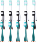 10pcs Replacement Brush Heads Compatible For Sonic Electric Teeth Whitening Device Teeth Cleaner Remove(Black)