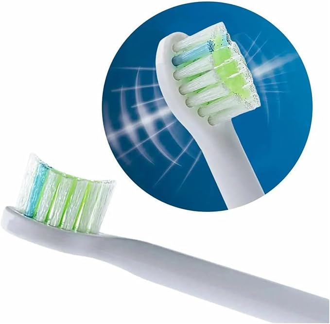 Compatible for E-Series Essence Electric Replacement Toothbrush Heads Xtreme Elite Advance Cleancare C3 Supply Tooth Brush(3color-2A-8pcs)