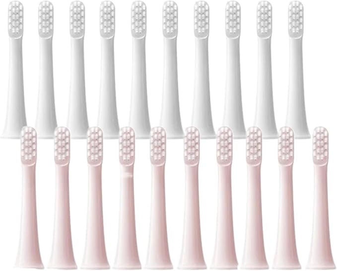 8PCS Replacement Brush Heads Compatible for XIAOMI MIJIA T100 Electric Toothbrush(8Pink)