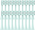20/50/100PCS Copper Free Replaceable Brush Heads Compatible for X3/X3U/X5 Soft Bristle Mint/VanGo Green Sonic Nozzles No Metal(50MintGreen)