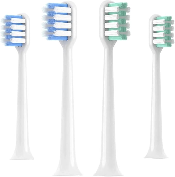 Compatible for Dr-Bei C1/C2/E0/S7 Bet-c01 Electric Toothbrush Replacement Heads Deep Cleaning Soft Bristle Nozzles4/8/16pcs(8 Cleaning Type)
