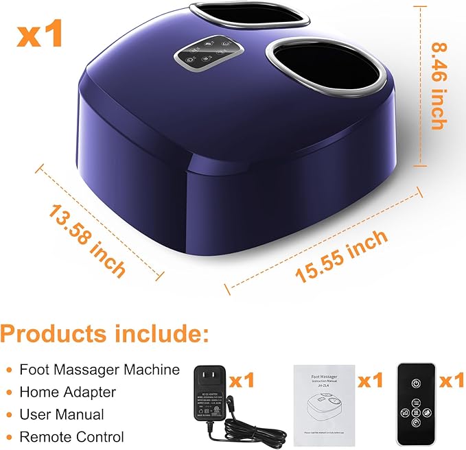Foot Massager Machine Relieve Fatigue Deep Tissue Massage for Plantar Fasciitis Gift for mom and dad