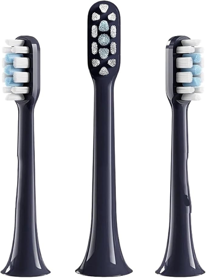 Compatible for T301/T302 Toothbrush Head Soft Brush Teeth Nozzles3/6pcs(3PCSBlue)