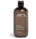 Bravo Sierra Men's Body Wash Citron &amp Sea Salt - Natural Hydrating &amp Moisturizing Shower Gel for Sensitive &amp Dry Skin - Gentle Sulfate-Free &amp Clean Formula with Squalane &amp Aloe Ve