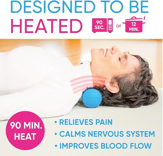 Dr. Cohen’s Deep Tissue Massage Roller-acuBack Heatable Massage Roller - Better Than Any Foam Roller for Exercise Massage and Muscle Recovery- Physical Therapy Back Roller Muscle Massager Tool