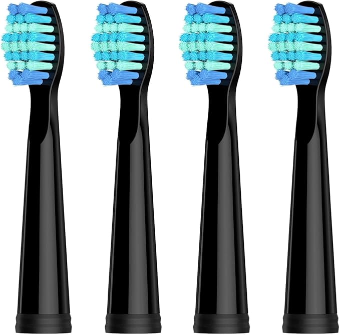 Electric Replacement Brush Heads Toothbrush Set (4 Heads) for SG910 SG507 SG958 SG515 SG949 SG575(White)