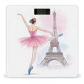 Energy Saving Scale Bathroom Weighing Scale Smart Scale for Body Weight Digital Ballet Dancer Ballerina Eiffel Tower